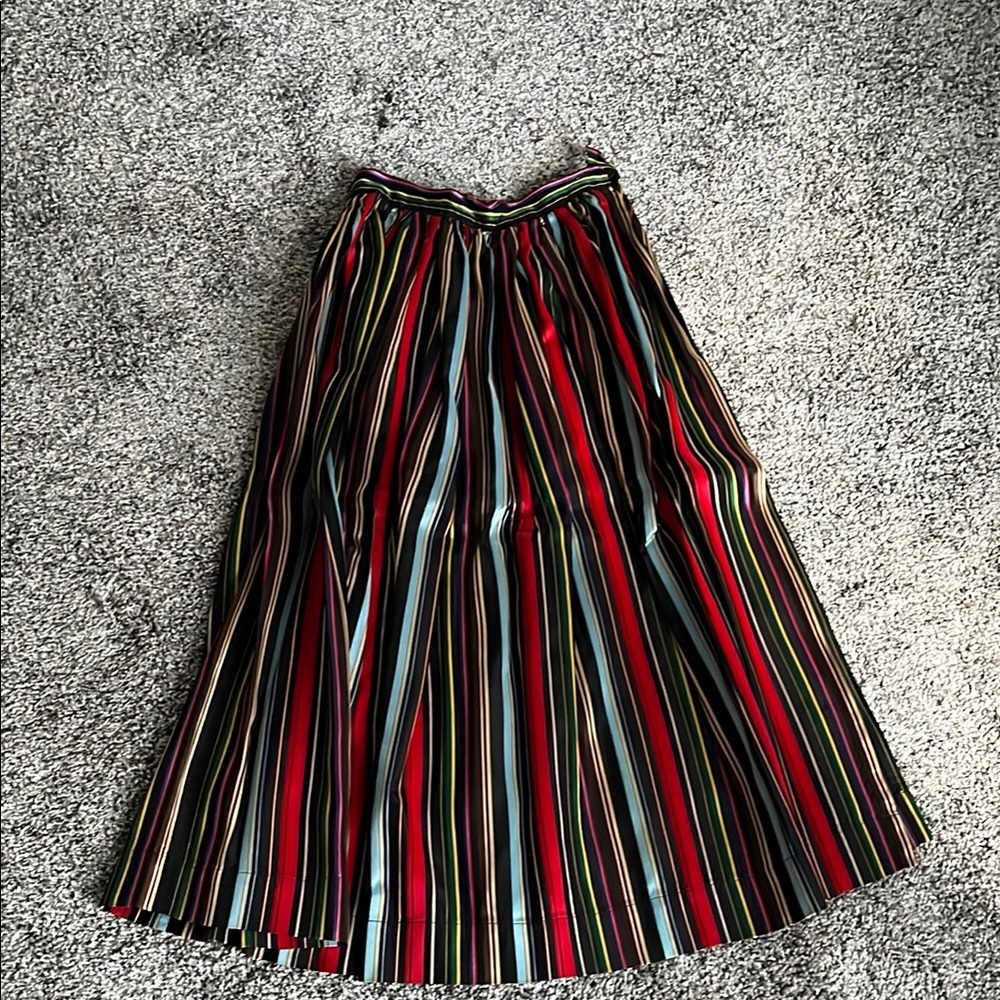 Striped Multicolor Maxi Skirt